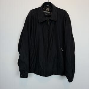 Weatherproof garmet co 3x jacket black zip up